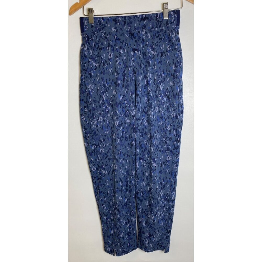 Athleta Brooklyn Ankle Pant Women, Size: 0, Captivate Chrome Blue Travel Active - Picture 4 of 9